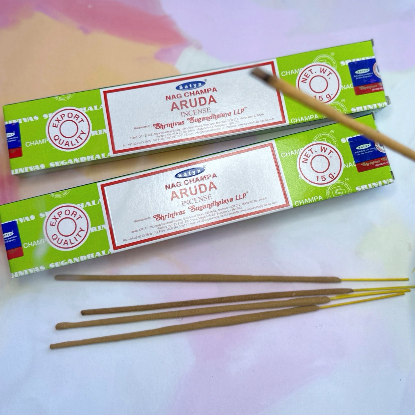 Satya Nag Champa ARUDA rökelsepinnar