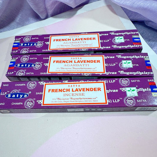 Satya Nag Champa FRENCH LAVENDER rökelsepinnar