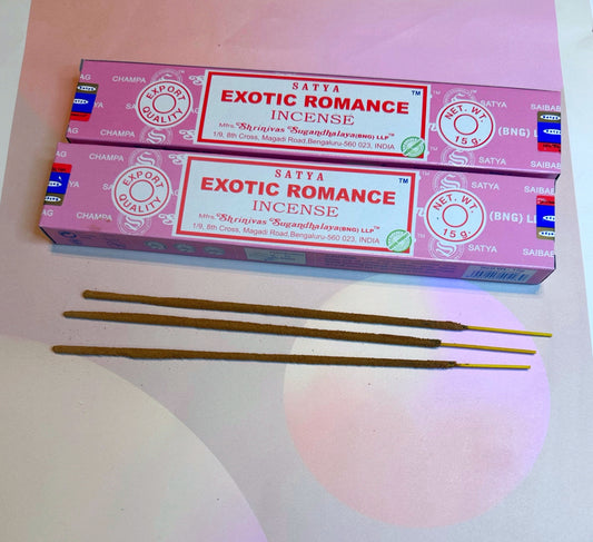 Satya EXOTIC ROMANCE rökelsepinnar