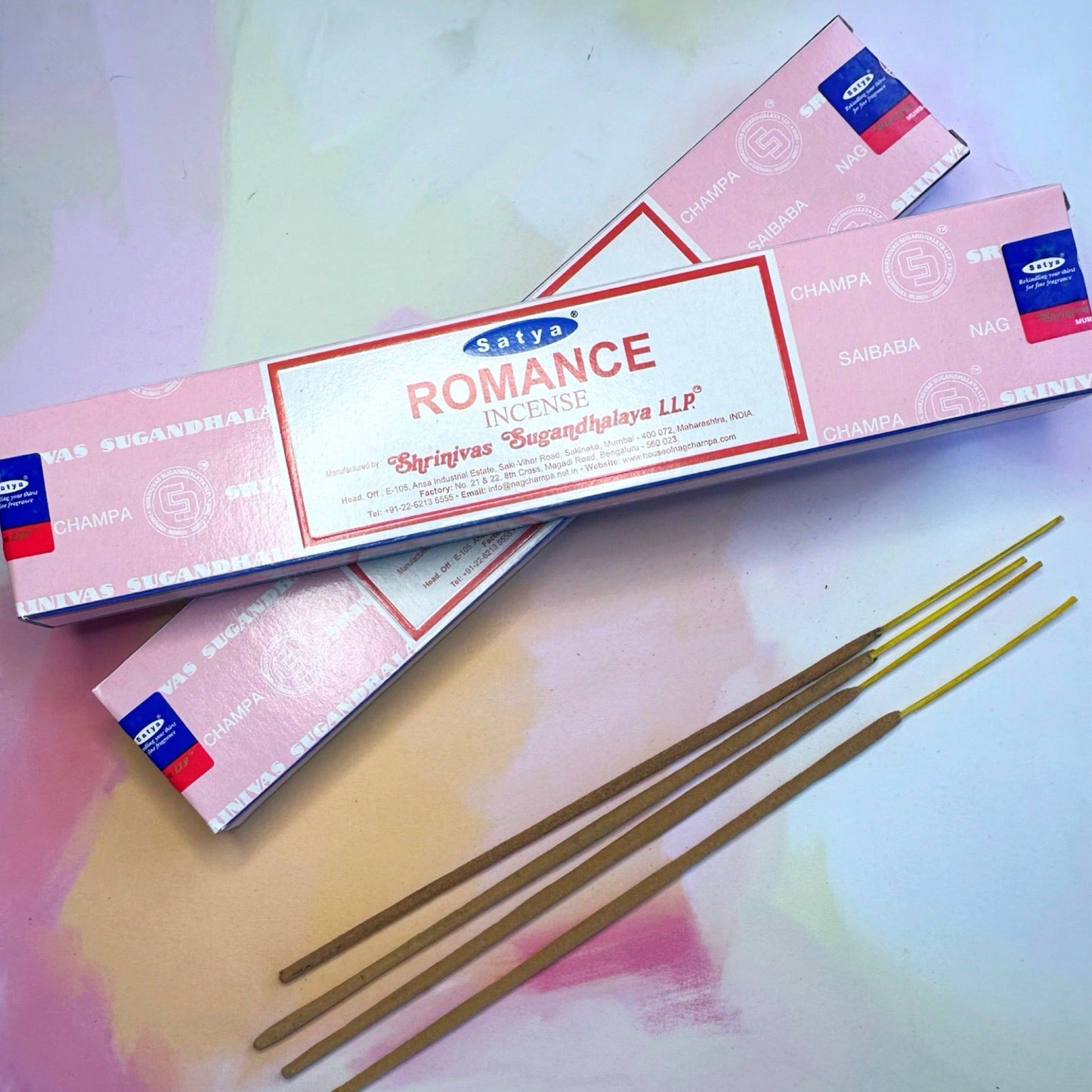 Satya Nag Champa ROMANCE rökelsepinnar